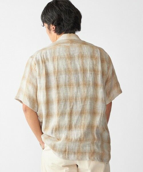 SHIPS / シップス シャツ・ブラウス | Southwick Gate Label: リネン オンブレチェック ショートスリーブ シャツ | 詳細2