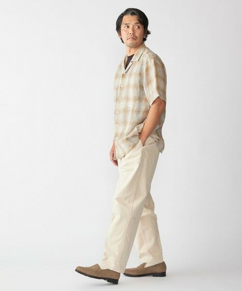 SHIPS / シップス シャツ・ブラウス | Southwick Gate Label: リネン オンブレチェック ショートスリーブ シャツ | 詳細5