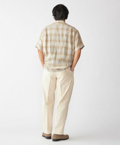 SHIPS / シップス シャツ・ブラウス | Southwick Gate Label: リネン オンブレチェック ショートスリーブ シャツ | 詳細6