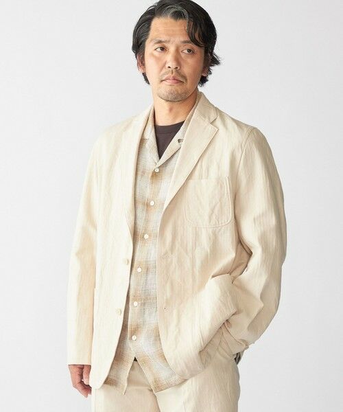 SHIPS / シップス シャツ・ブラウス | Southwick Gate Label: リネン オンブレチェック ショートスリーブ シャツ | 詳細8