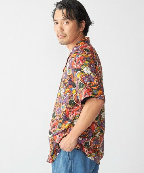 SHIPS / シップス シャツ・ブラウス | Southwick Gate Label: COLONIAL PRINT ショートスリーブ シャツ | 詳細10