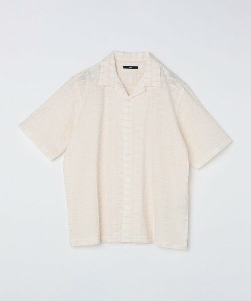 SHIPS / シップス シャツ・ブラウス | SHIPS: オープンカラー エンブロイダリー ショートスリーブ シャツ | 詳細3