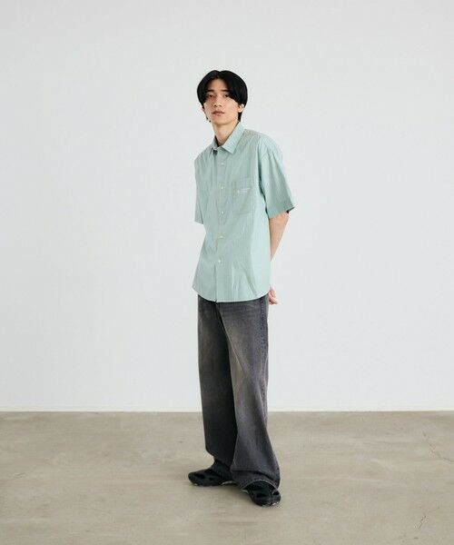 SHIPS / シップス シャツ・ブラウス | City Ambient Products: レギュラーカラー ブロード オーバー シャツ (半袖) | 詳細4