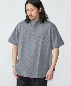 SHIPS / シップス シャツ・ブラウス | SHIPS: シアサッカー プルオーバー バンドカラー ショートスリーブ シャツ