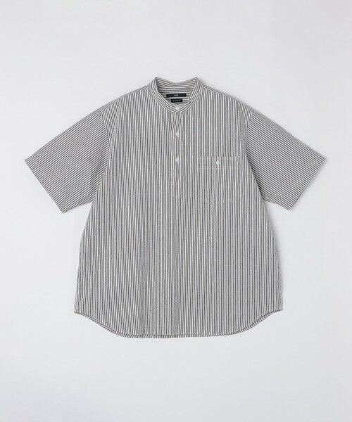 SHIPS / シップス シャツ・ブラウス | SHIPS: シアサッカー プルオーバー バンドカラー ショートスリーブ シャツ | 詳細3