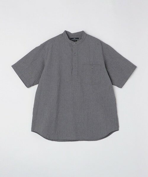 SHIPS / シップス シャツ・ブラウス | SHIPS: シアサッカー プルオーバー バンドカラー ショートスリーブ シャツ | 詳細7