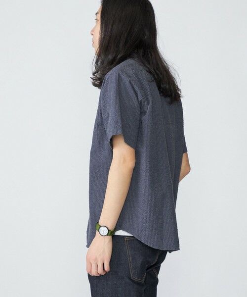 SHIPS / シップス シャツ・ブラウス | SHIPS: シアサッカー プルオーバー バンドカラー ショートスリーブ シャツ | 詳細18