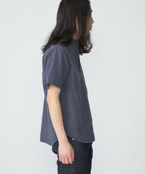 SHIPS / シップス シャツ・ブラウス | SHIPS: シアサッカー プルオーバー バンドカラー ショートスリーブ シャツ | 詳細20