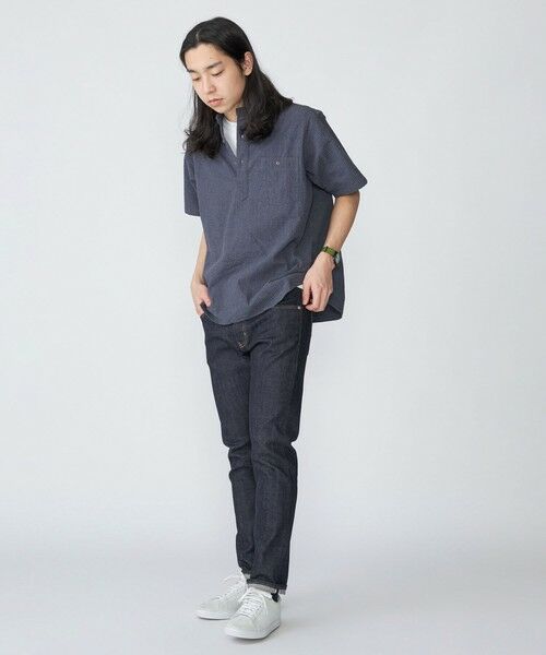 SHIPS / シップス シャツ・ブラウス | SHIPS: シアサッカー プルオーバー バンドカラー ショートスリーブ シャツ | 詳細10