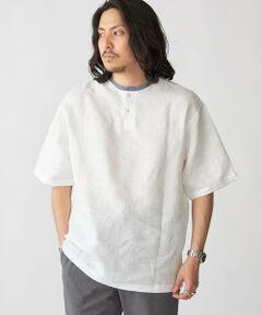 SHIPS / シップス シャツ・ブラウス | SHIPS: Herdmans リネン 2WAY プルオーバー Tシャツ