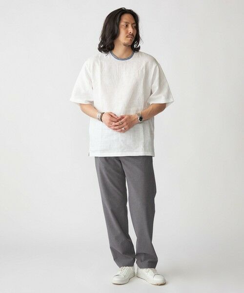 SHIPS / シップス シャツ・ブラウス | SHIPS: Herdmans リネン 2WAY プルオーバー Tシャツ | 詳細1