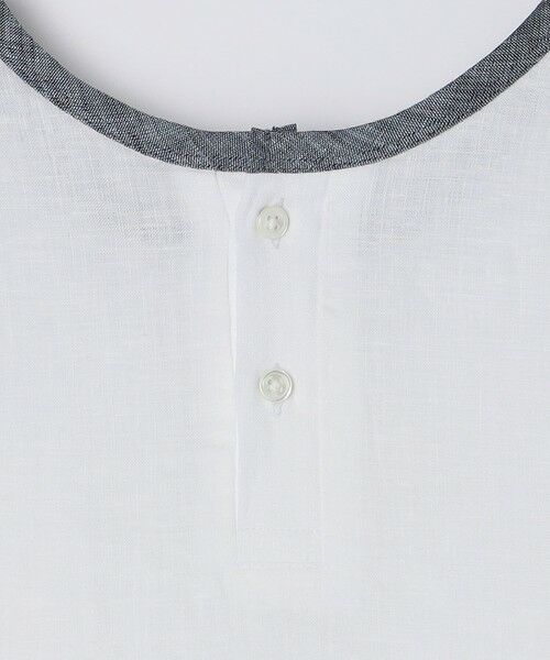 SHIPS / シップス シャツ・ブラウス | SHIPS: Herdmans リネン 2WAY プルオーバー Tシャツ | 詳細10