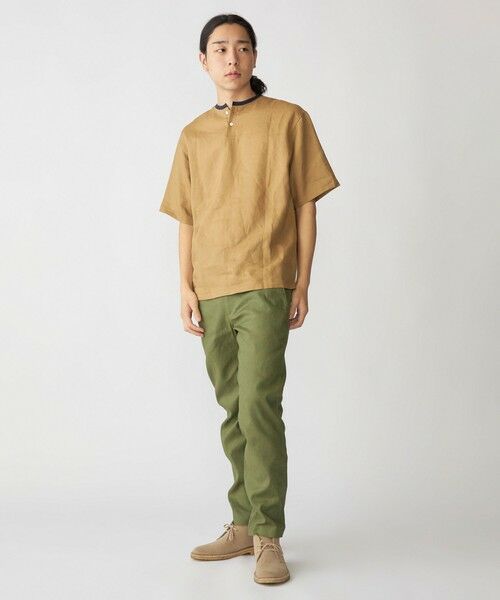 SHIPS / シップス シャツ・ブラウス | SHIPS: Herdmans リネン 2WAY プルオーバー Tシャツ | 詳細13