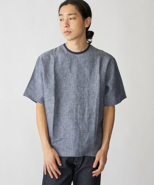 SHIPS / シップス シャツ・ブラウス | SHIPS: Herdmans リネン 2WAY プルオーバー Tシャツ | 詳細22