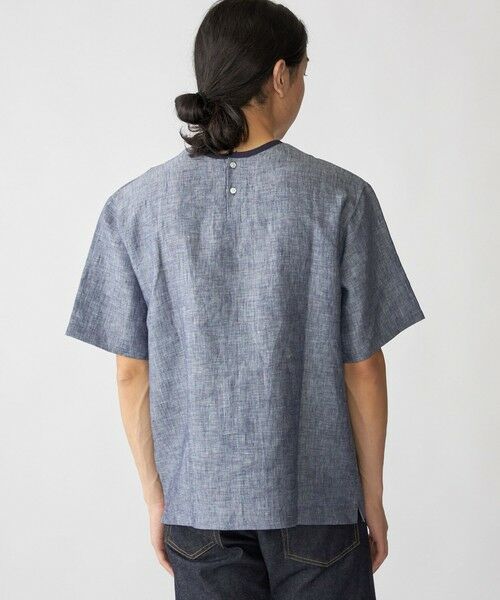 SHIPS / シップス シャツ・ブラウス | SHIPS: Herdmans リネン 2WAY プルオーバー Tシャツ | 詳細24