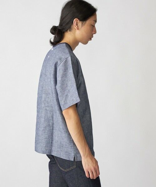 SHIPS / シップス シャツ・ブラウス | SHIPS: Herdmans リネン 2WAY プルオーバー Tシャツ | 詳細25