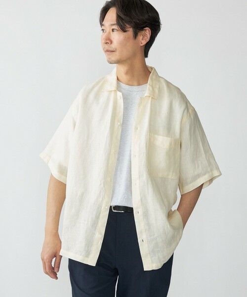 SHIPS / シップス シャツ・ブラウス | SHIPS: リネン パナマ ウィークエンド ショートスリーブ シャツ | 詳細2