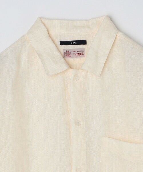 SHIPS / シップス シャツ・ブラウス | SHIPS: リネン パナマ ウィークエンド ショートスリーブ シャツ | 詳細5