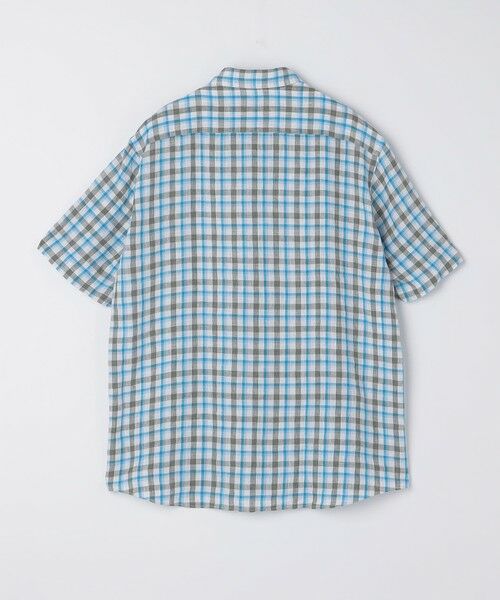 SHIPS / シップス シャツ・ブラウス | SHIPS: レイモンド レギュラーカラー リネン チェック ショートスリーブ シャツ | 詳細11