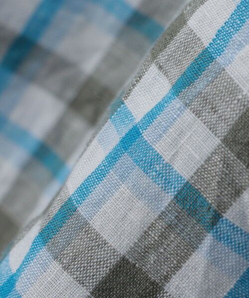 SHIPS / シップス シャツ・ブラウス | SHIPS: レイモンド レギュラーカラー リネン チェック ショートスリーブ シャツ | 詳細16