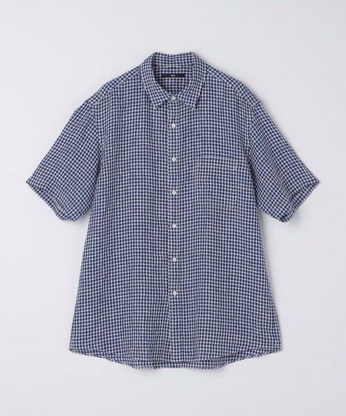 SHIPS / シップス シャツ・ブラウス | SHIPS: レイモンド レギュラーカラー リネン チェック ショートスリーブ シャツ | 詳細25