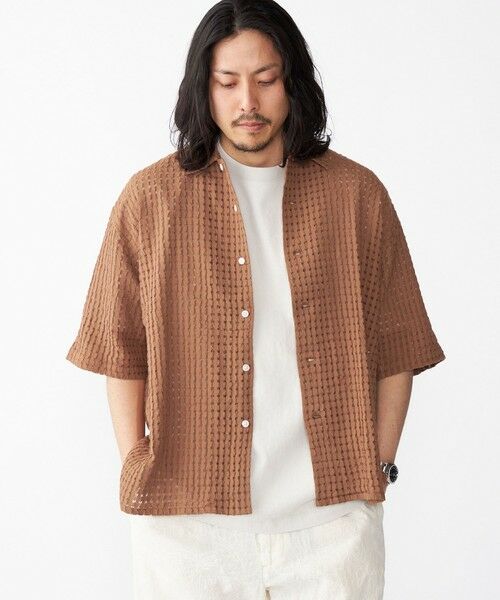 SHIPS / シップス シャツ・ブラウス | BENCH MARKING SHIRTS: シアー ドビー ショートスリーブ シャツ | 詳細8