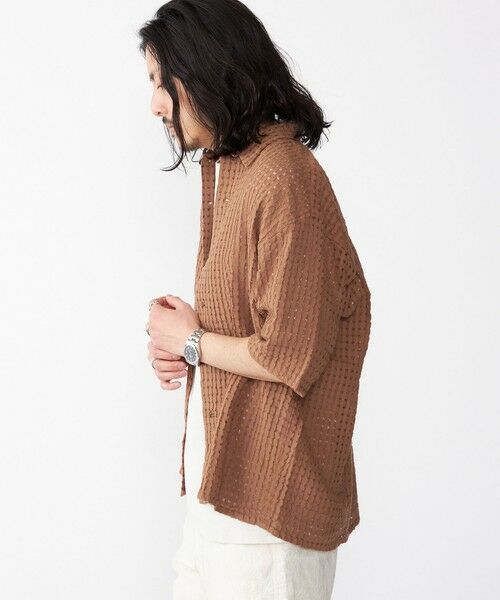 SHIPS / シップス シャツ・ブラウス | BENCH MARKING SHIRTS: シアー ドビー ショートスリーブ シャツ | 詳細9