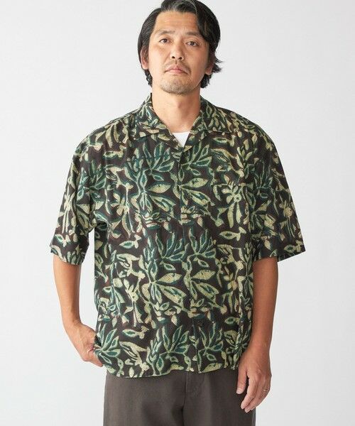 SHIPS/VbvX BENCH MARKING SHIRTS: CfBA oeBbN V[gX[u Vc O[ MEDIUM