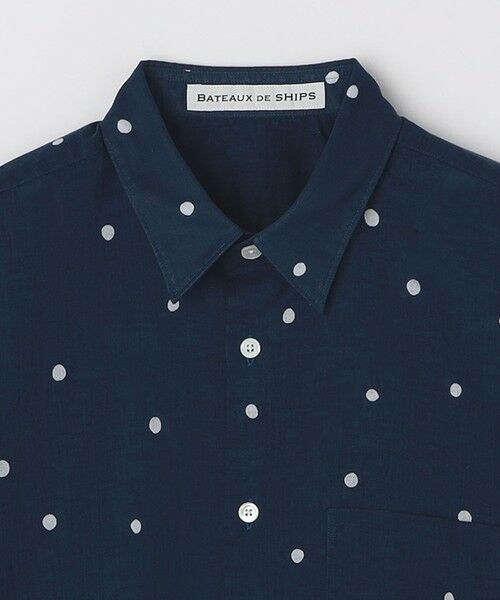 SHIPS / シップス シャツ・ブラウス | BATEAUX DE SHIPS: レギュラーカラー ドット 半袖 シャツ | 詳細3