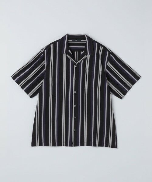 SHIPS / シップス シャツ・ブラウス | SHIPS: ハニカム ストライプ ショートスリーブ オープンカラー シャツ | 詳細10