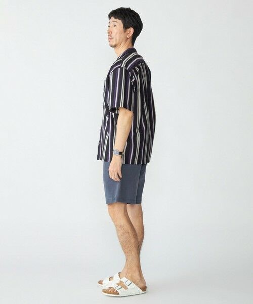SHIPS / シップス シャツ・ブラウス | SHIPS: ハニカム ストライプ ショートスリーブ オープンカラー シャツ | 詳細2