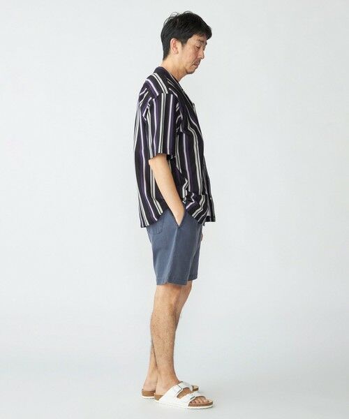 SHIPS / シップス シャツ・ブラウス | SHIPS: ハニカム ストライプ ショートスリーブ オープンカラー シャツ | 詳細4