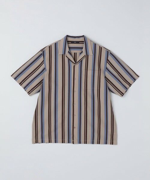 SHIPS / シップス シャツ・ブラウス | SHIPS: ハニカム ストライプ ショートスリーブ オープンカラー シャツ | 詳細15