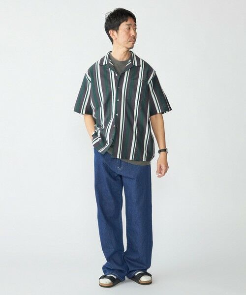 SHIPS / シップス シャツ・ブラウス | SHIPS: ハニカム ストライプ ショートスリーブ オープンカラー シャツ | 詳細17