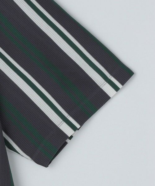 SHIPS / シップス シャツ・ブラウス | SHIPS: ハニカム ストライプ ショートスリーブ オープンカラー シャツ | 詳細24