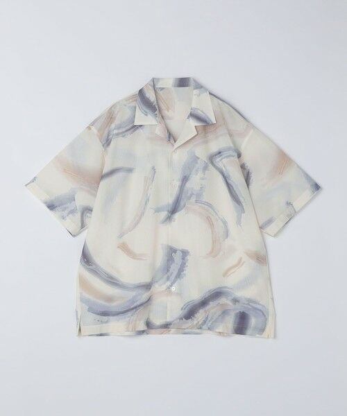 SHIPS / シップス シャツ・ブラウス | City Ambient Products: オープン カラー メッシュ プリント シャツ | 詳細6