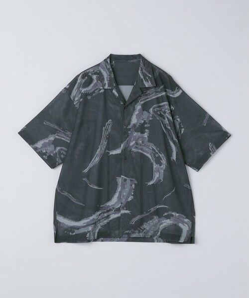 SHIPS / シップス シャツ・ブラウス | City Ambient Products: オープン カラー メッシュ プリント シャツ | 詳細14