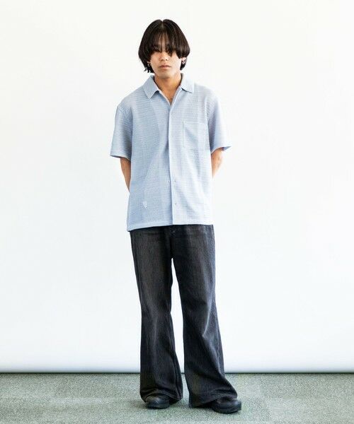 SHIPS / シップス シャツ・ブラウス | City Ambient Products: レギュラーカラー メッシュ シアー シャツ | 詳細10