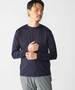 SHIPS / シップス Tシャツ | SHIPS: I Cotoni di Albini クルーネック ロングスリーブ Tシャツ
