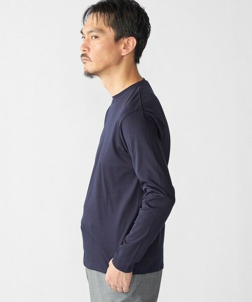 SHIPS / シップス Tシャツ | SHIPS: I Cotoni di Albini クルーネック ロングスリーブ Tシャツ | 詳細16