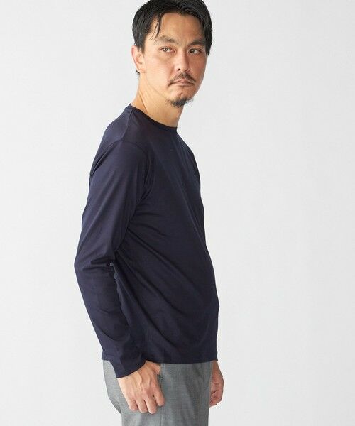 SHIPS / シップス Tシャツ | SHIPS: I Cotoni di Albini クルーネック ロングスリーブ Tシャツ | 詳細18