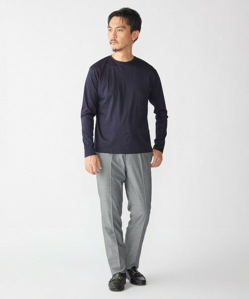 SHIPS / シップス Tシャツ | SHIPS: I Cotoni di Albini クルーネック ロングスリーブ Tシャツ | 詳細19