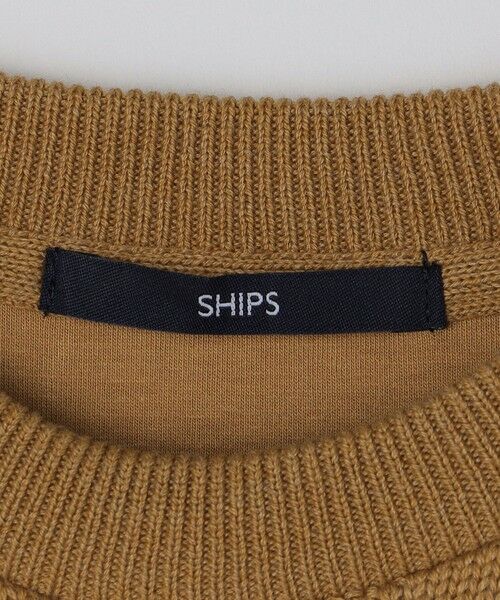 SHIPS / シップス スウェット | SHIPS: 〈手洗い可能〉ニット ドッキング ダンボール スウェット | 詳細21