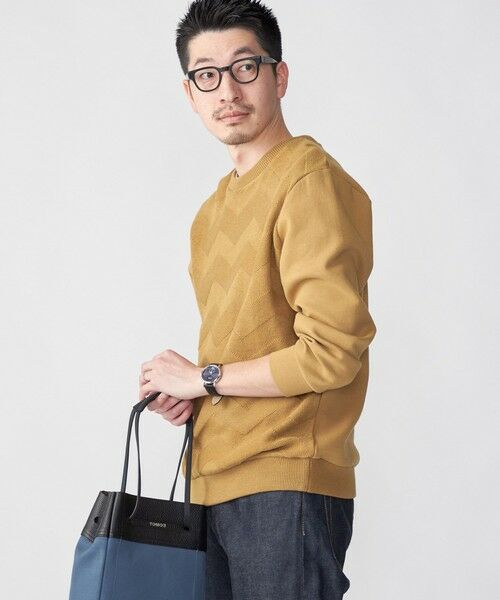 SHIPS / シップス スウェット | SHIPS: 〈手洗い可能〉ニット ドッキング ダンボール スウェット | 詳細15