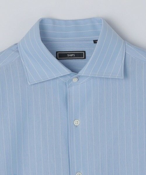 SHIPS / シップス Tシャツ | SHIPS: ジャージー ストライプ ワンピースカラー シャツ | 詳細11