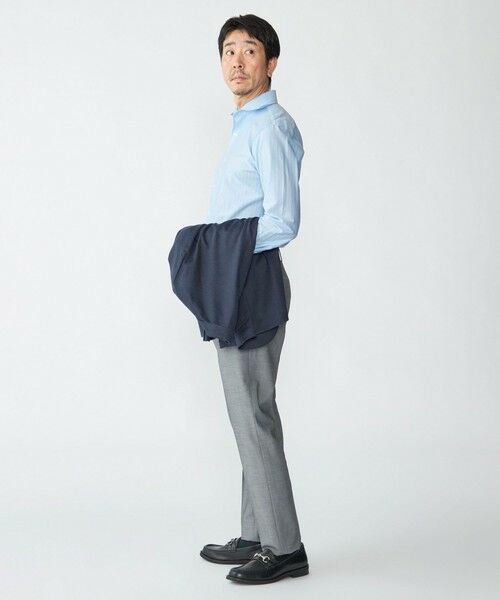 SHIPS / シップス Tシャツ | SHIPS: ジャージー ストライプ ワンピースカラー シャツ | 詳細6