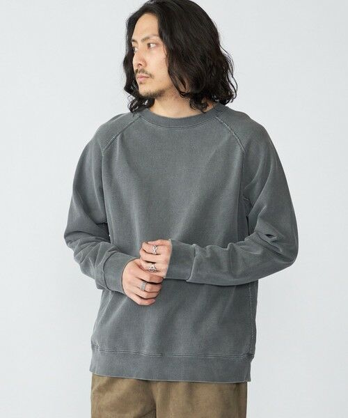 SHIPS / シップス Tシャツ | SHIPS: ハイツイスト フェード クルーネック ロングスリーブ スウェット | 詳細2