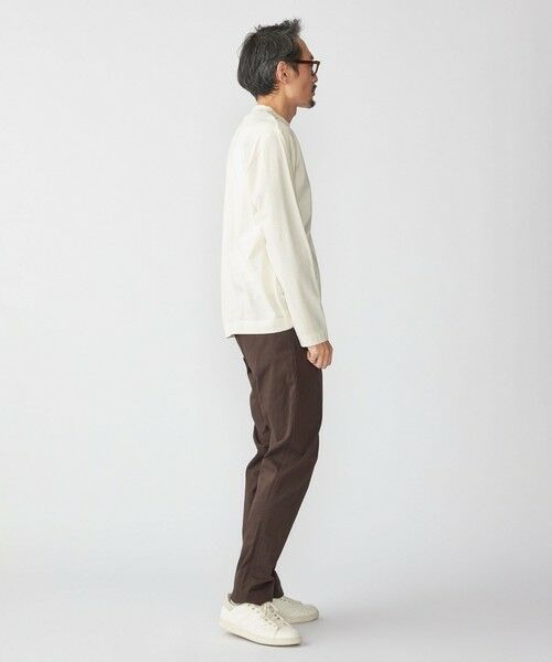 SHIPS / シップス Tシャツ | SHIPS: コットンウール モックネック ロングスリーブ Tシャツ | 詳細4