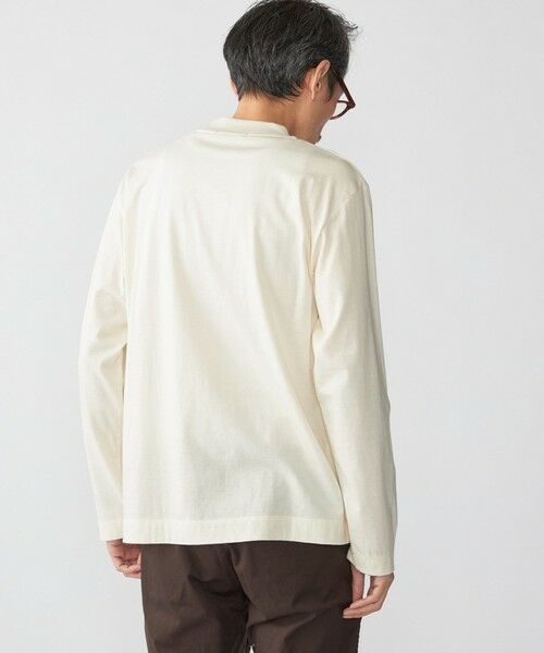 SHIPS / シップス Tシャツ | SHIPS: コットンウール モックネック ロングスリーブ Tシャツ | 詳細7