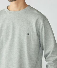 SHIPS / シップス Tシャツ | 【WEB限定】SHIPS:〈抗菌防臭〉ワンポイントロゴ ハイゲージバーズアイ ダブルフェイス 長袖Tシャツ